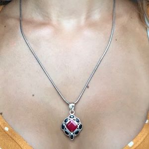 Red and Black Necklace